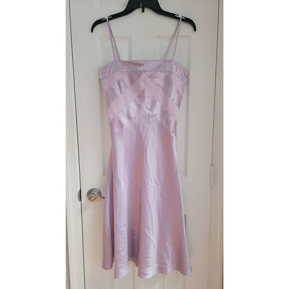 Banana Republic Silky Lilac Madi Dress 2 - Picture 1 of 9
